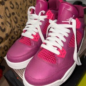 Jordan Athletic Shoes in Pink and White